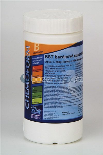 BST 1 kg – Bazénové Super Tablety 200 g