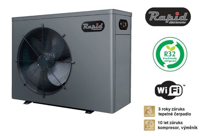 Tepelné čerpadlo Rapid Mini Inverter RMIC08 (BPNCR08) 8,0 kW s chladením (+ WiFi modul a zimná plachta)